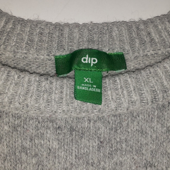 Fair Isle Knit Wool Alpaca Blend Crewneck Sweater Size XL Gray Pink Blue Preppy - Picture 8 of 11